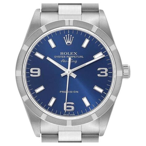 rolex air king 14010 blu|air king rolex for sale.